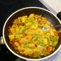 Chicken Curry met mango en groente