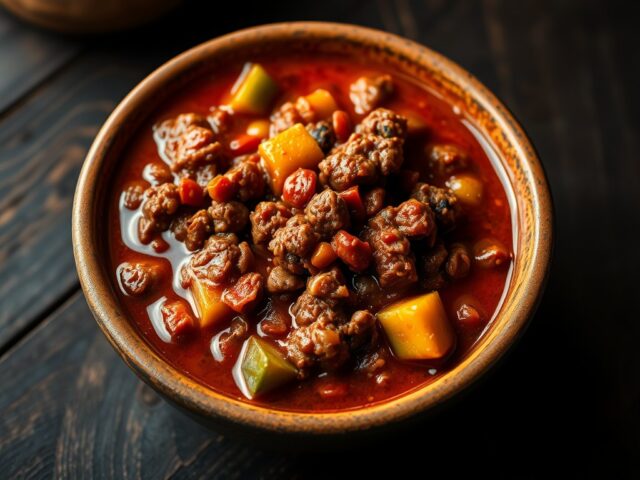Chili con Carne zonder bonen