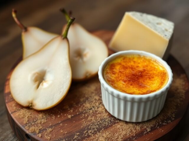Chimay Brulée met peren en kaas