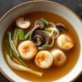 Chinese bouillon met coquilles St Jaques