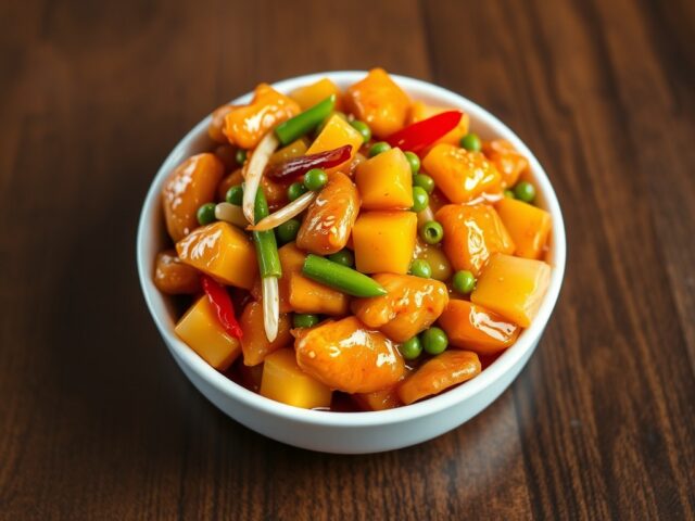 Chinese kip in zoetzure saus