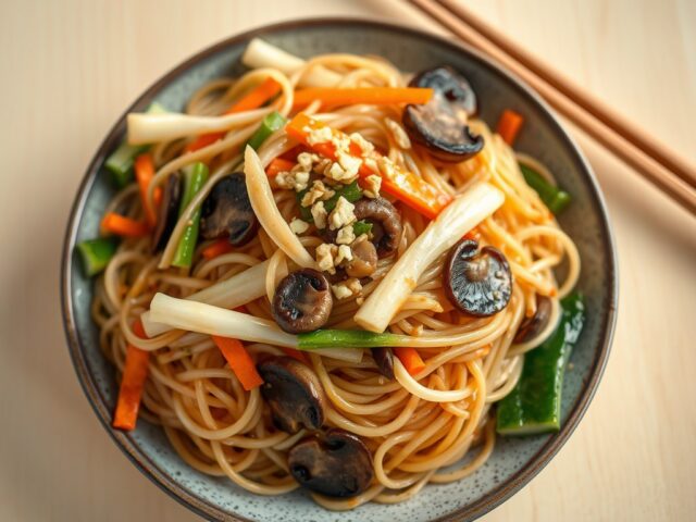 Chinese noedels met groenten