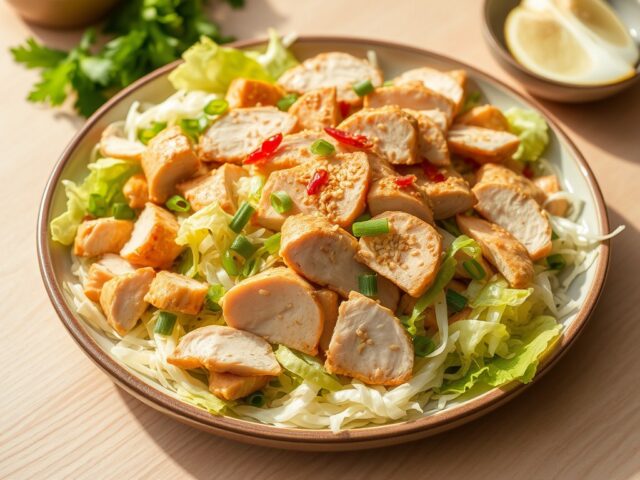 Chinese Salade met Kip