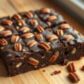 Choco gebak met pecannoten