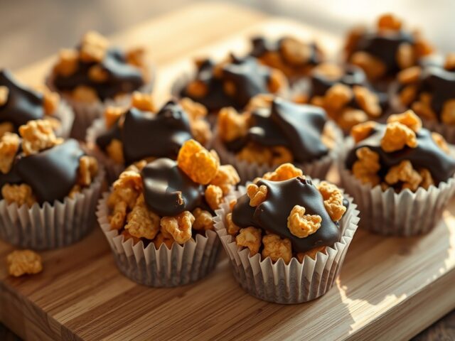 Chocolade-conflakes koekjes