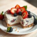 Chocolade Crême Gebak met Vruchten