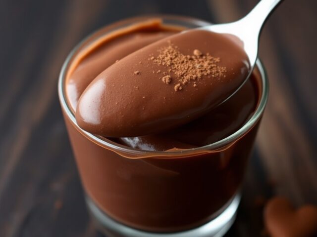 Chocolade mouse traditioneel