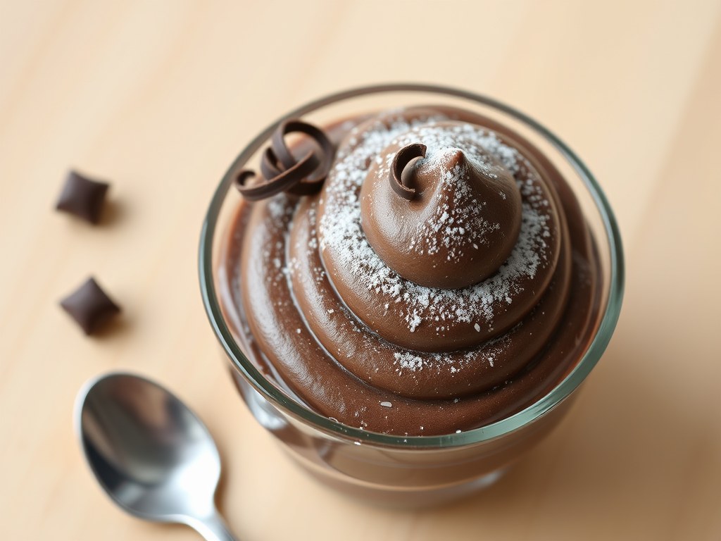 Chocolade Mousse I, AI-gegenereerde illustratie