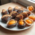 Chocolade puntjes met kaapse goudbes