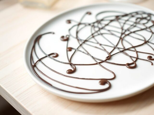 Chocolade schrijftubes