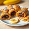 Chocoladebroodjes met banaan