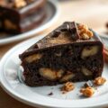 Chocoladecake met appel