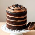 Chocoladecake met drie lagen