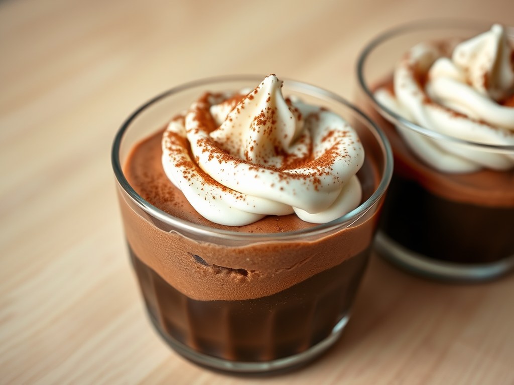 Chocolademousse á la Safari, AI-gegenereerde illustratie