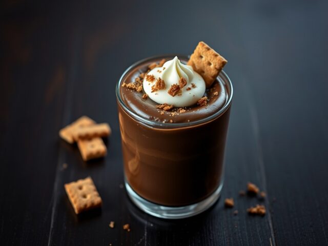 Chocolademousse met Hasseltse speculaas