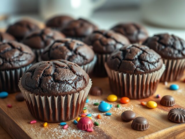 Chocolademuffins zonder boter