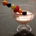 Citroenmousse met fruit saté