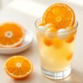 Citrus-Meloen Gelatine Pudding