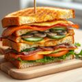 Clubsandwich met oesterzwammen