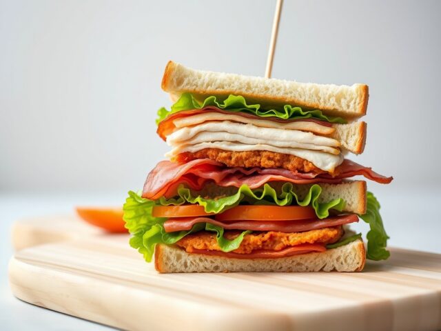 Clubsandwiches met kalkoen