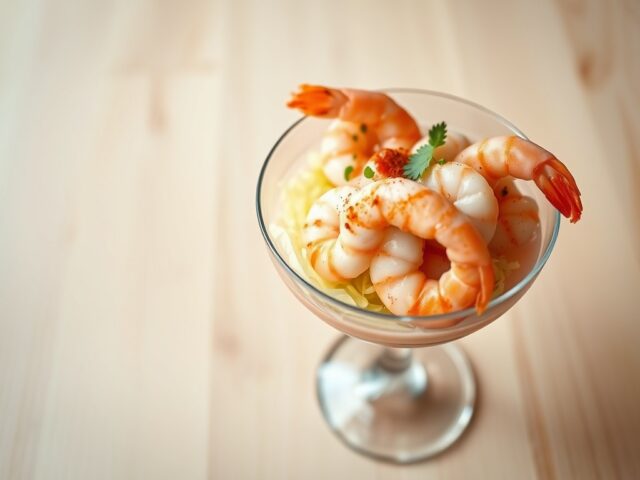 Cocktail crevettes Hollandaise