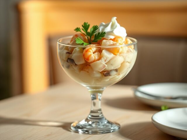 Cocktail van gerookte Paling