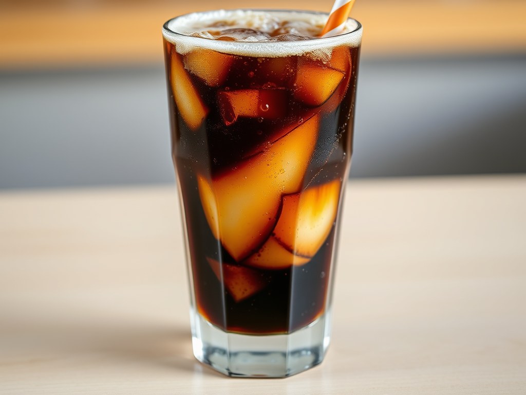 Cola – IJsdrank, AI-gegenereerde illustratie