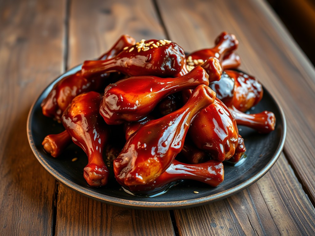 Cola kipdrumsticks, AI-gegenereerde illustratie