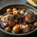 Coq au Vin (Kip in rode wijnsaus, éénpansgerecht)