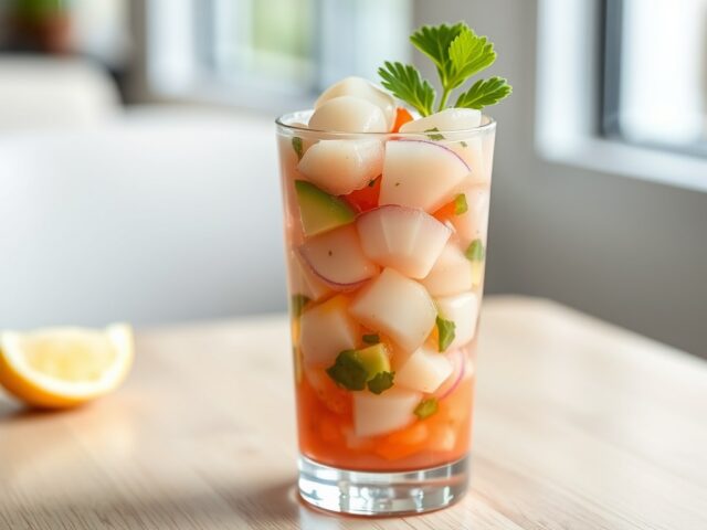 Coquilles – Ceviche – Cocktail