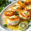 Coquilles met Dragon en Limoen