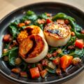 Coquilles met in Varkensvet Gesmoorde Snijbiet
