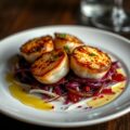 Coquilles met Rode Kool en Venkel