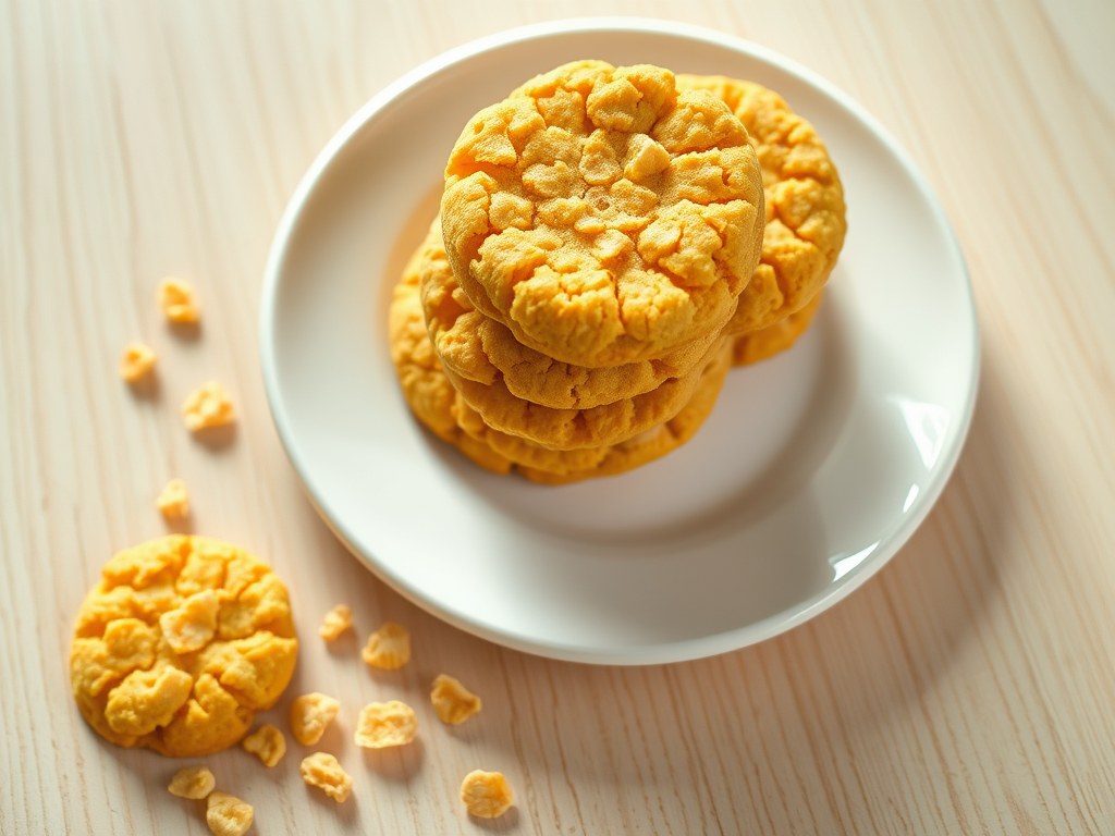 Cornflakekoekjes, AI-gegenereerde illustratie