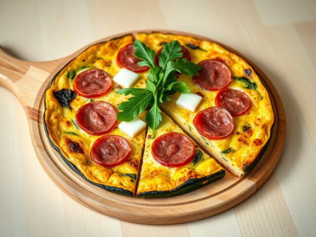 Courgette fritatta
