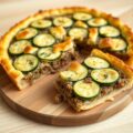 Courgette-gehakttaart