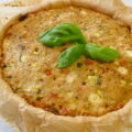 Courgette- paprika broodtaart