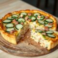 Courgette-rijsttaart