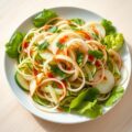 Courgettesalade met koolrabi en appel