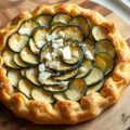 Courgettetaart met geitenkaas