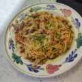 Courgetti met gehakt in een heerlijke tomatensaus