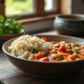 Couscous met groentesaus