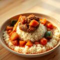 Couscous met rundvlees en tomaat