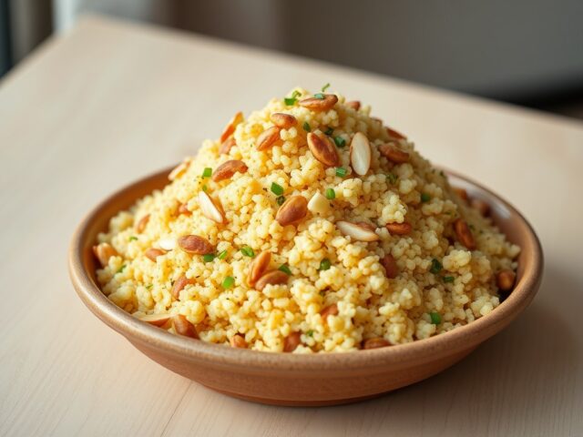 Couscous met venkel en nootjes