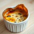 Crème brulée van kastanjechampignons