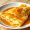 Crepes Suzette met een sinaasappel-cointreau saus