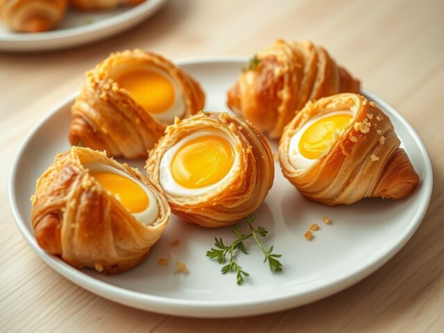 Croissant eitjes