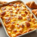 Croissant tray bake