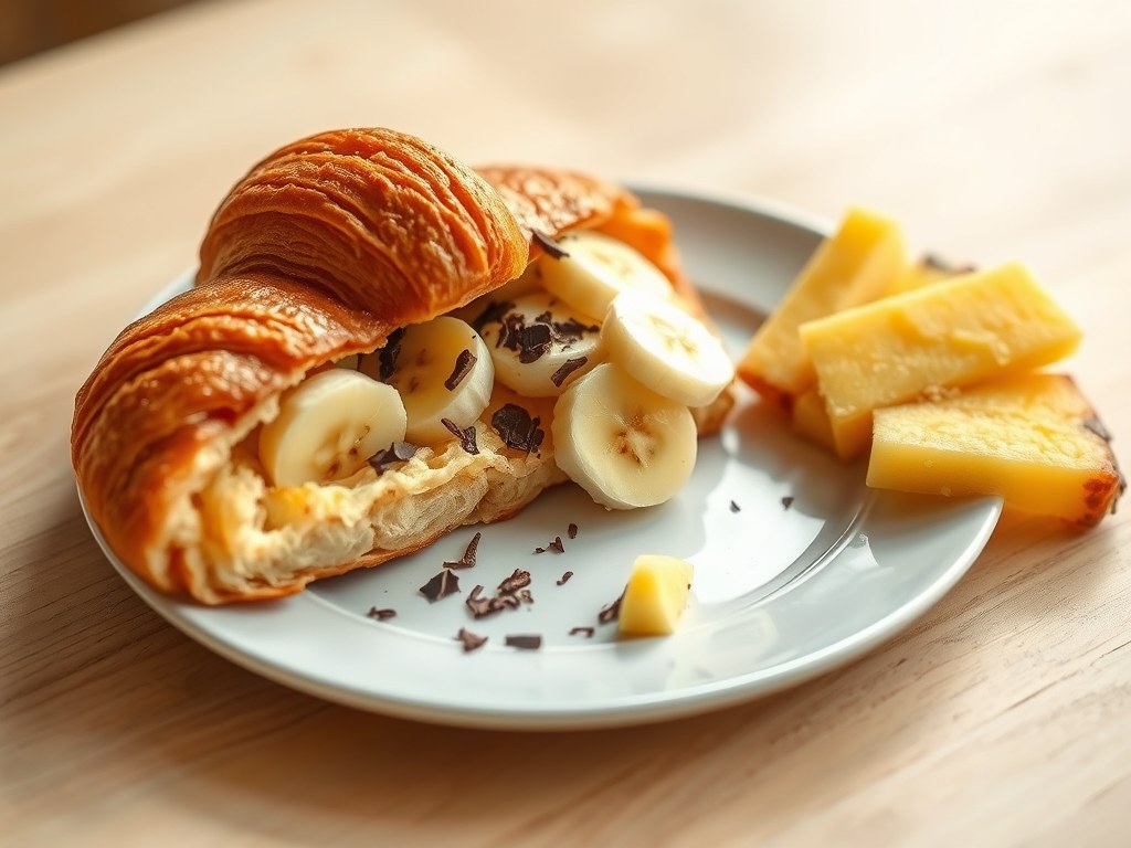 Croissant Variable, AI-gegenereerde illustratie