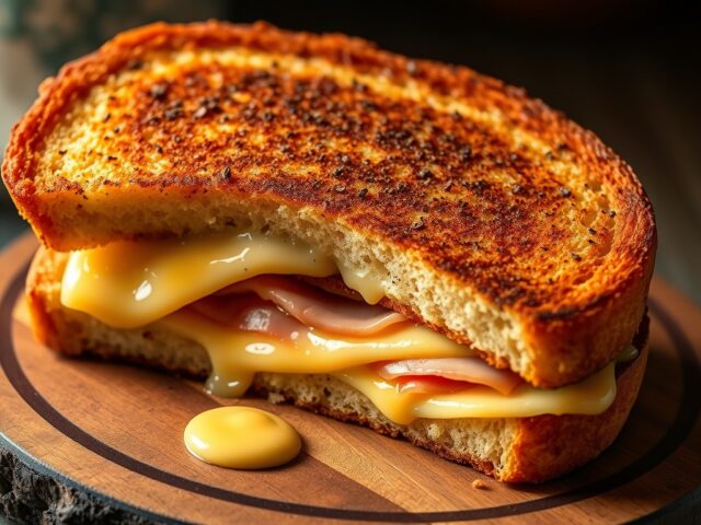 Croque-monsieurs met Hervekaas en Breydelham